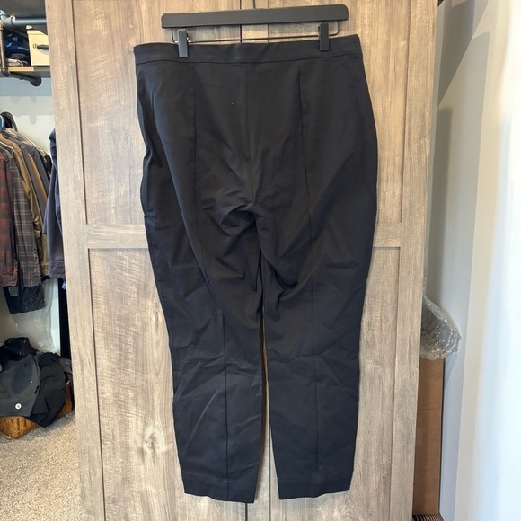 NWT Everlane Curvy Pant Side Zip Pull On Pants In Black Size 14 - Picture 4 of 13